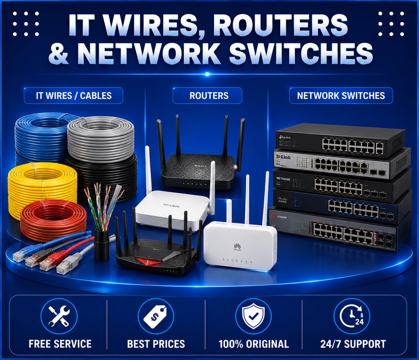 IT Cables Routers and Network Switch Buyer in UAE
